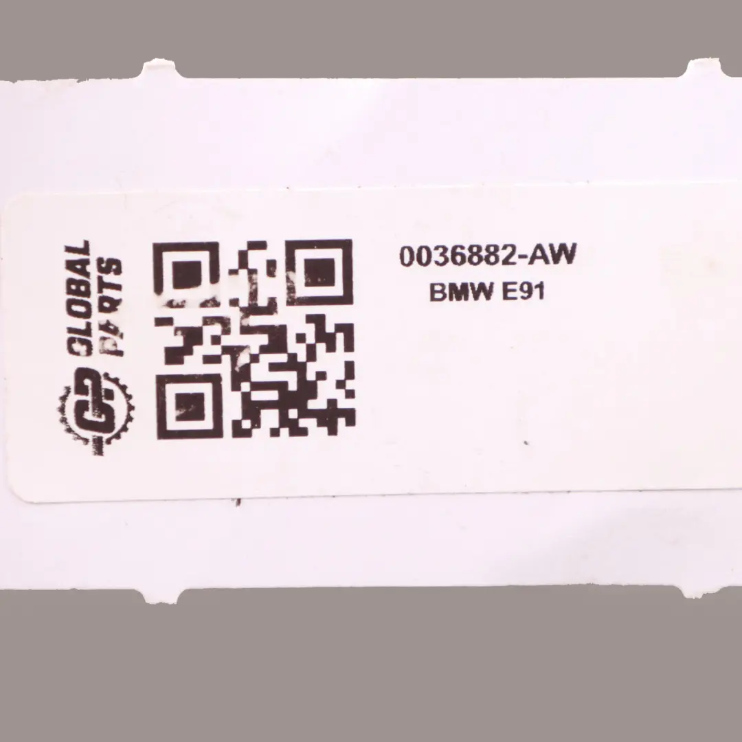 BMW E91 LCI Flap Towing Eye Cover Rear Bumper Cap Alpine White 300 7202672 - SKU 0036882-AW - Part number 0036882
