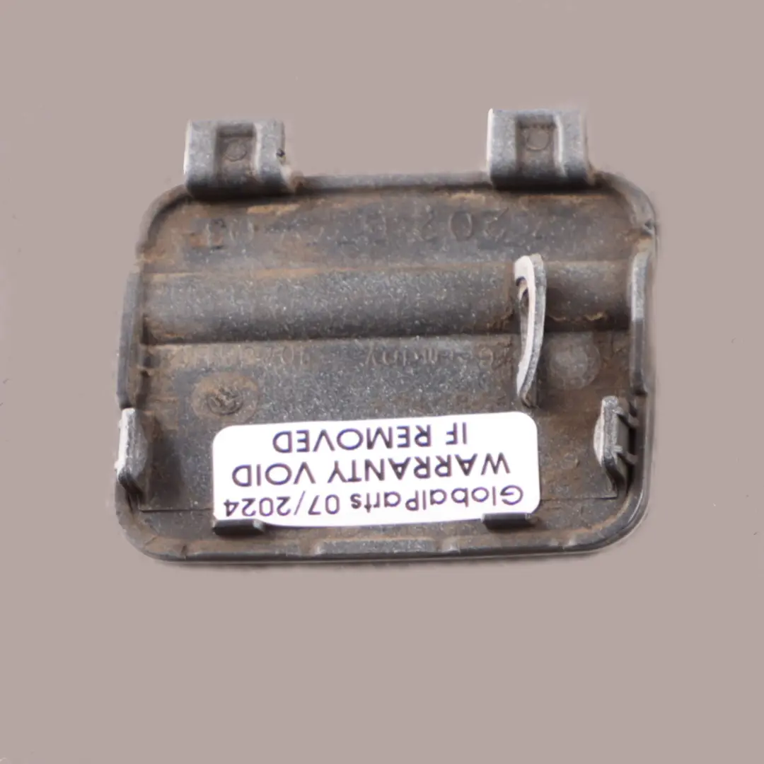 BMW E91 LCI Flap Towing Eye Cover Rear Bumper Cap Alpine White 300 7202672 - SKU 0036882-AW - Part number 0036882