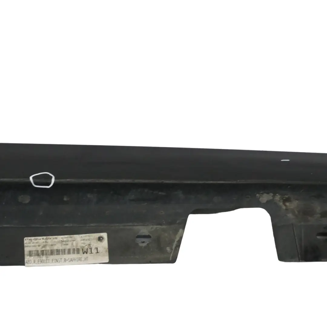 Side Skirt M Sport Sill Strip Right O/S Black Sapphire Metallic 475 to BMW E90 LCI with Part number 0037230 BMW E90 LCI Side Skirt M Sport Sill Strip Right O/S Black Sapphire Metallic 475 - SKU 0037230-BS2 - Part number 0037230