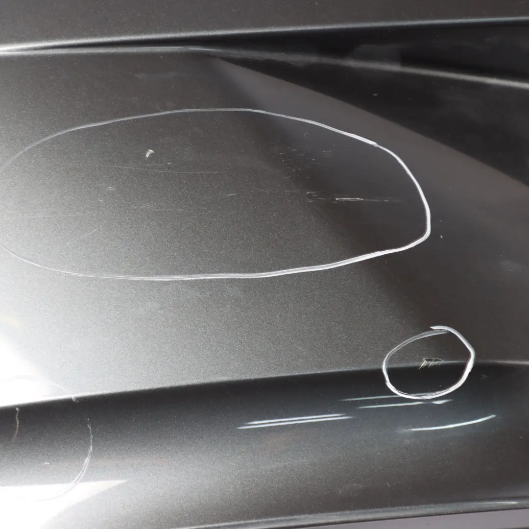 BMW F20 F21 Rear Bumper Trim Panel Cover PDC Mineralgrau Grey Metallic - B39 - SKU 0038877-MG - Part number 0038877