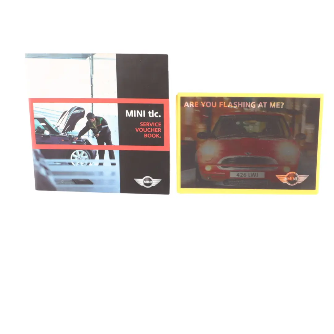 Mini R50 R53 Owner's Handbook Service Booklet Set Pouch Case - SKU 0156447-3 - Part number 0156447