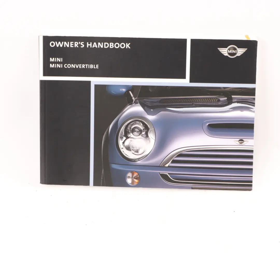 Mini R50 R53 Owner's Handbook Service Booklet Set Pouch Case - SKU 0156447-3 - Part number 0156447