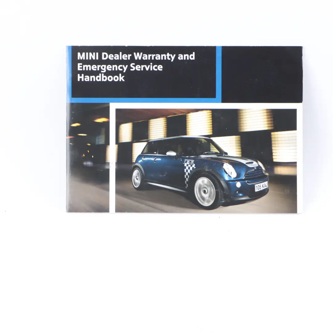 Mini Cooper R50 R53 Owner's Handbook Instructions Pouch Case Wallet Set - SKU 0156881-1 - Part number 0156881