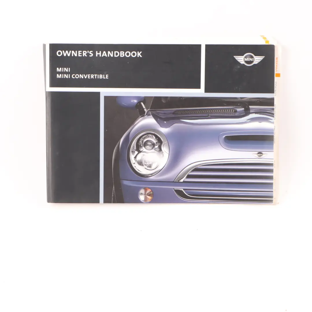 Service Booklet Owner's Handbook Set Pouch Case to BMW Mini 1 R50 R52 R53 with Part number 0158093 BMW Mini 1 R50 R52 R53 Service Booklet Owner's Handbook Set Pouch Case - SKU 0158093-1 - Part number 0158093