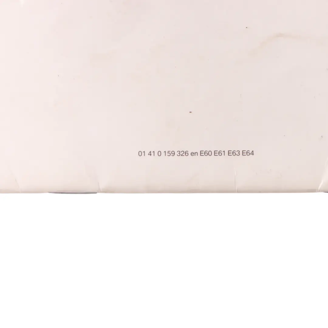 Service Booklet BMW E60 E61 E63 E64 Service Inspection Book to with Part number 0159326 Service Booklet BMW E60 E61 E63 E64 Service Inspection Book - SKU 0159326 - Part number 0159326