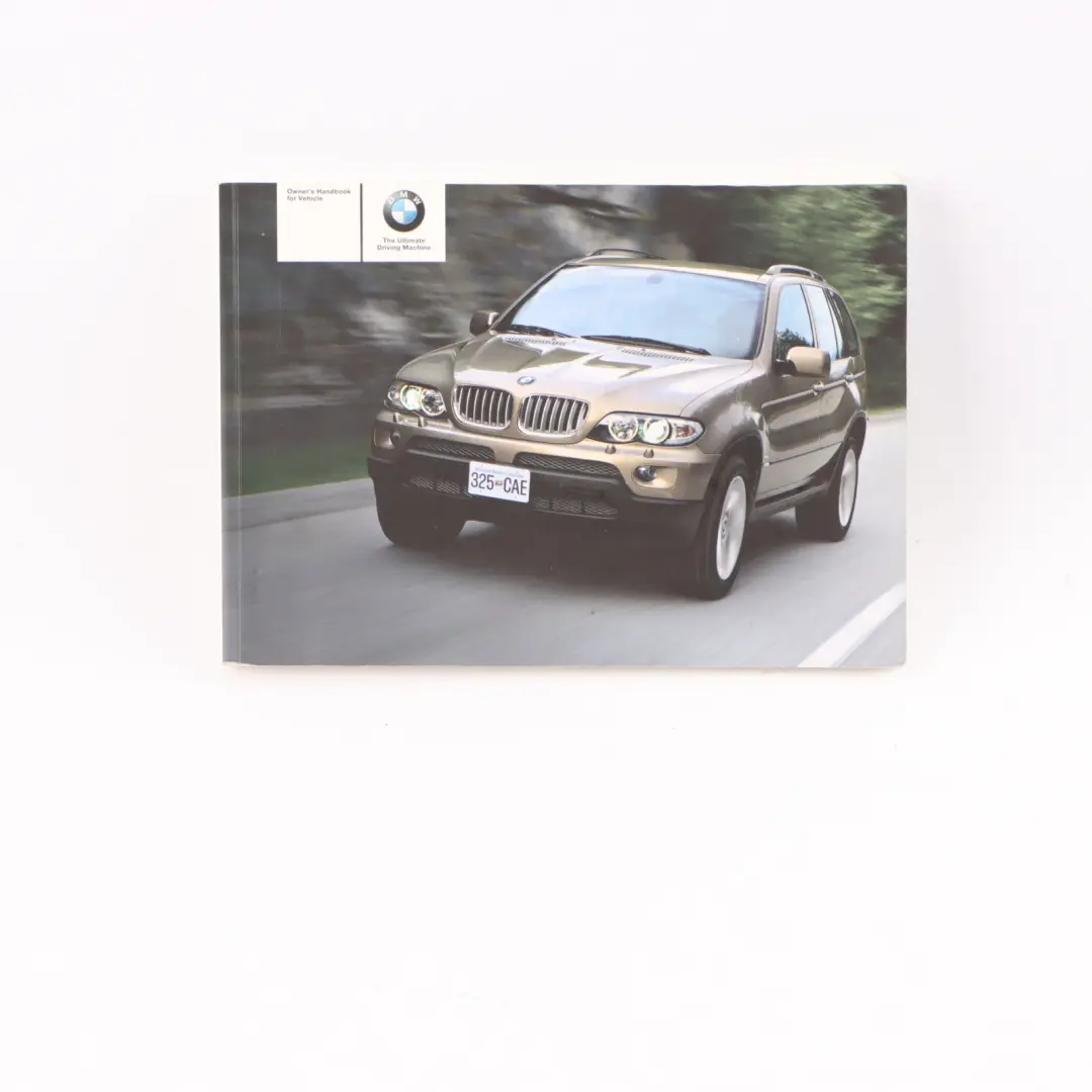 BMW X5 E53 Service Booklet Owner's Handbook Book Set Wallet Case - SKU 0159441 - Part number 0159441