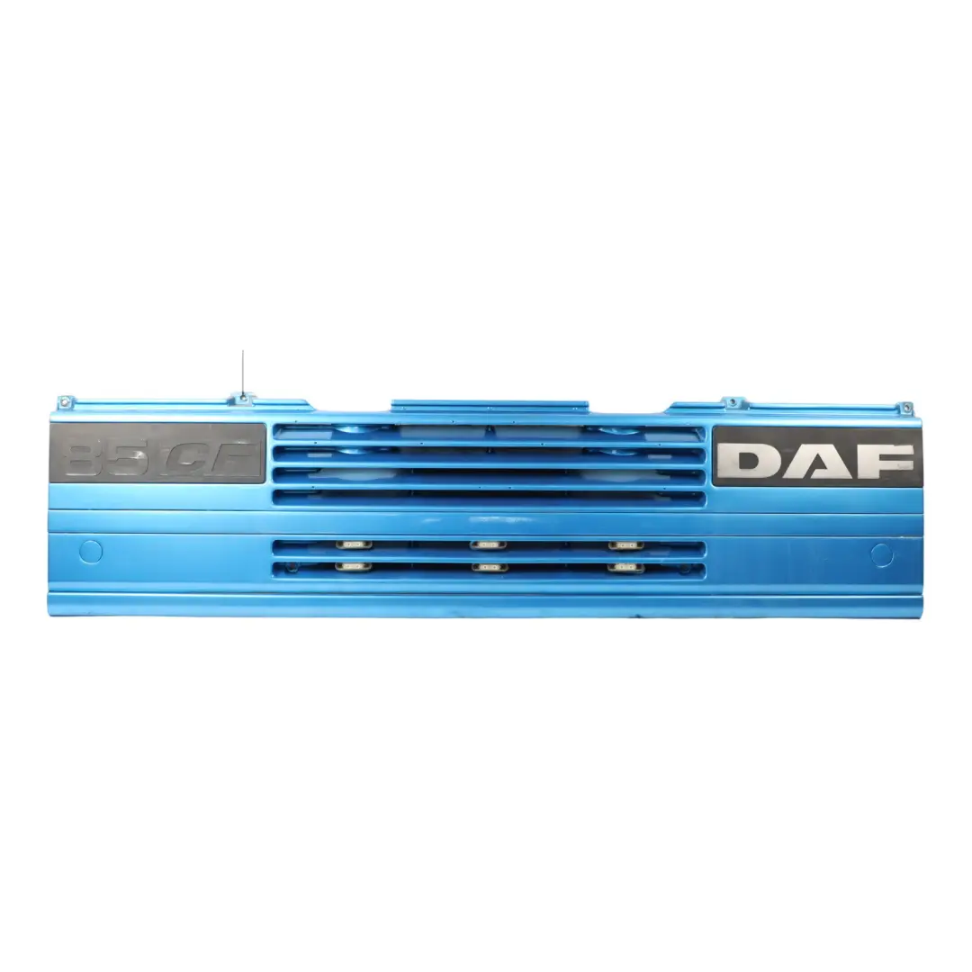 85CF Front Hood Bonnet Radiator Grille Trim Panel Cover Jamaica Blue to DAF with Part number 0159534 DAF 85CF Front Hood Bonnet Radiator Grille Trim Panel Cover Jamaica Blue - SKU 0159534 - Part number 0159534