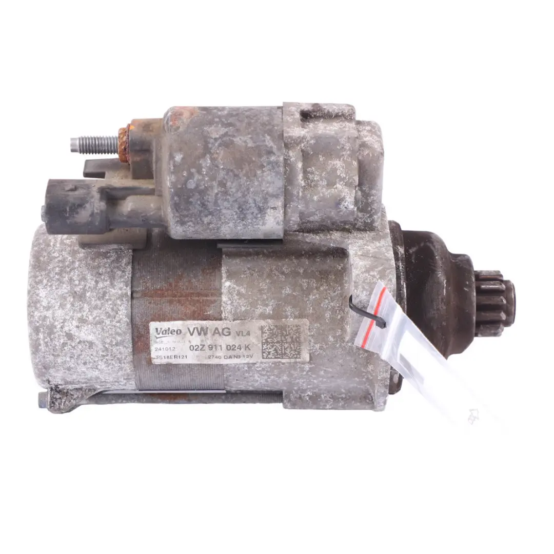 VW Volkswagen Caddy Maxi 1.6 TDI Diesel Motor arranque - SKU 02Z911024K - Número de pieza 02Z911024K