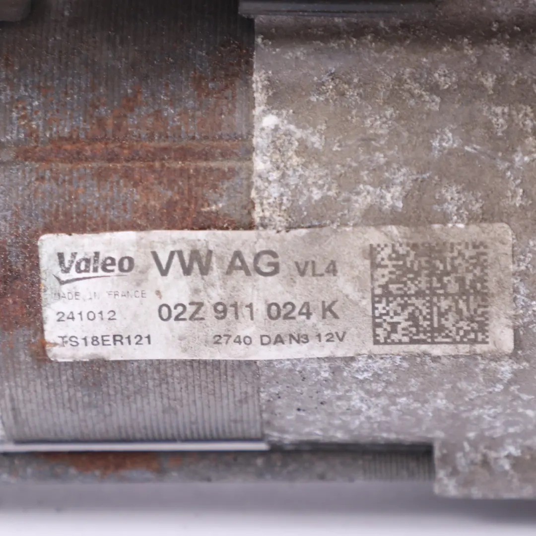 VW Volkswagen Caddy Maxi 1.6 TDI Diesel Motorino avviamento - SKU 02Z911024K - Numero di parte 02Z911024K