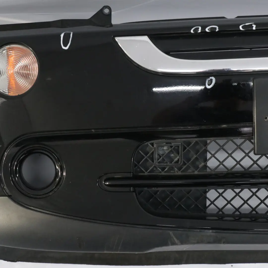 Complete Front Bumper Panel Schwarz 2 Black - 668 to Mini Cooper R50 R52 with Part number 0308997 Mini Cooper R50 R52 Complete Front Bumper Panel Schwarz 2 Black - 668 - SKU 0308997-SCH - Part number 0308997