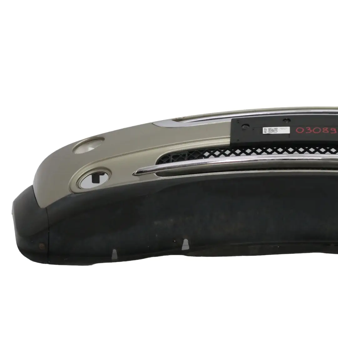 Front Bumper Complete Trim Panel Covering Sparkling Silver - A60 to Mini R50 R52 with Part number 0308997 Mini R50 R52 Front Bumper Complete Trim Panel Covering Sparkling Silver - A60 - SKU 0308997-SS - Part number 0308997
