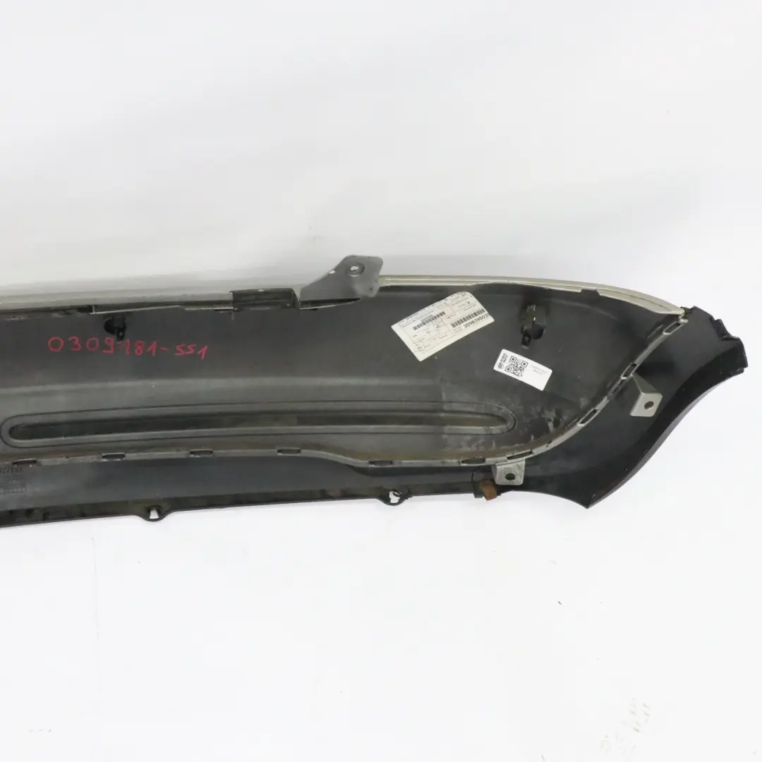 Stoßstange hinten PDC Cabrio Cabrio Sparkling Silver - A60 für Mini R52 mit Teilenummer 0309181 Mini R52 Stoßstange hinten PDC Cabrio Cabrio Sparkling Silver - A60 - SKU 0309181-SS1 - Teilenummer 0309181