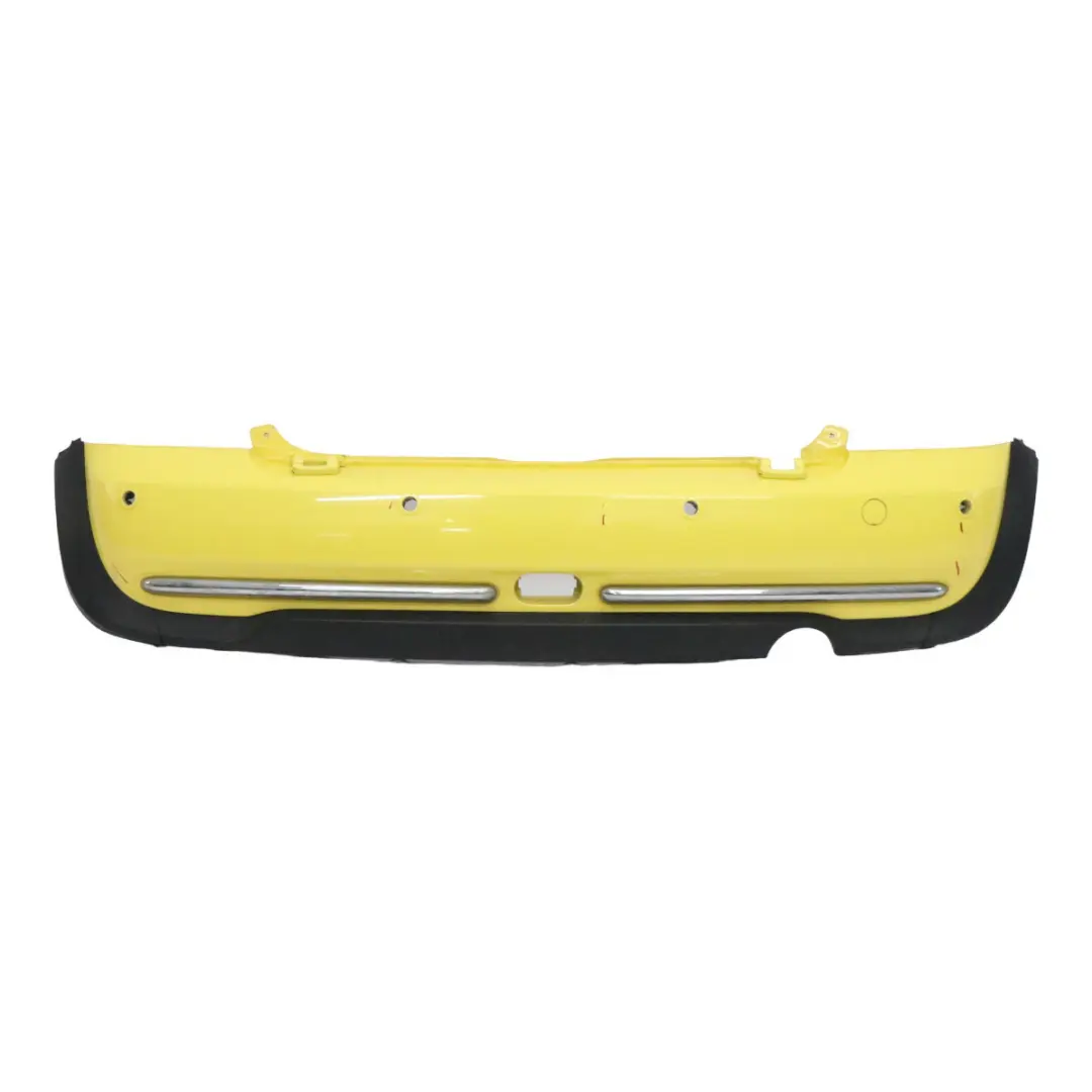 Paraurti posteriore completo PDC Pannello Liquid Yellow - 902 per Mini R52 Cabrio con numero di parte 0309183 Mini R52 Cabrio Paraurti posteriore completo PDC Pannello Liquid Yellow - 902 - SKU 0309183-YEL - Numero di parte 0309183