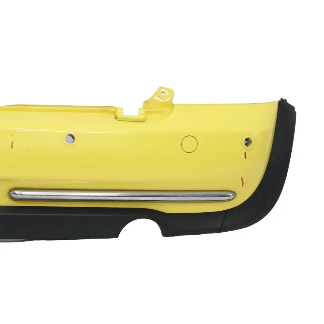 Pare-chocs arrière complet PDC Liquid Yellow - 902 pour Mini R52 Cabrio à propos du numéro de pièce 0309183 Mini R52 Cabrio Pare-chocs arrière complet PDC Liquid Yellow - 902 - SKU 0309183-YEL - Numéro de pièce 0309183