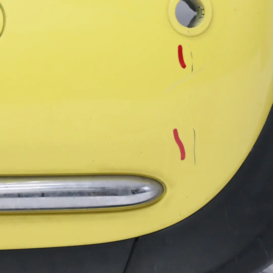 Complete Rear Bumper PDC Panel Liquid Yellow - 902 to Mini R52 Cabrio with Part number 0309183 Mini R52 Cabrio Complete Rear Bumper PDC Panel Liquid Yellow - 902 - SKU 0309183-YEL - Part number 0309183