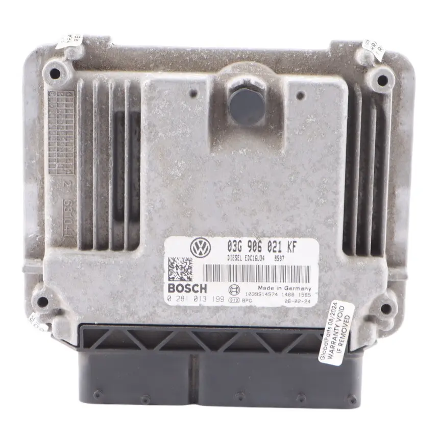 VW Touran 1T 2.0 TDI BKD 140HP Engine Module ECU Kit Manual - SKU 03G906021KF - Part number 03G906021KF