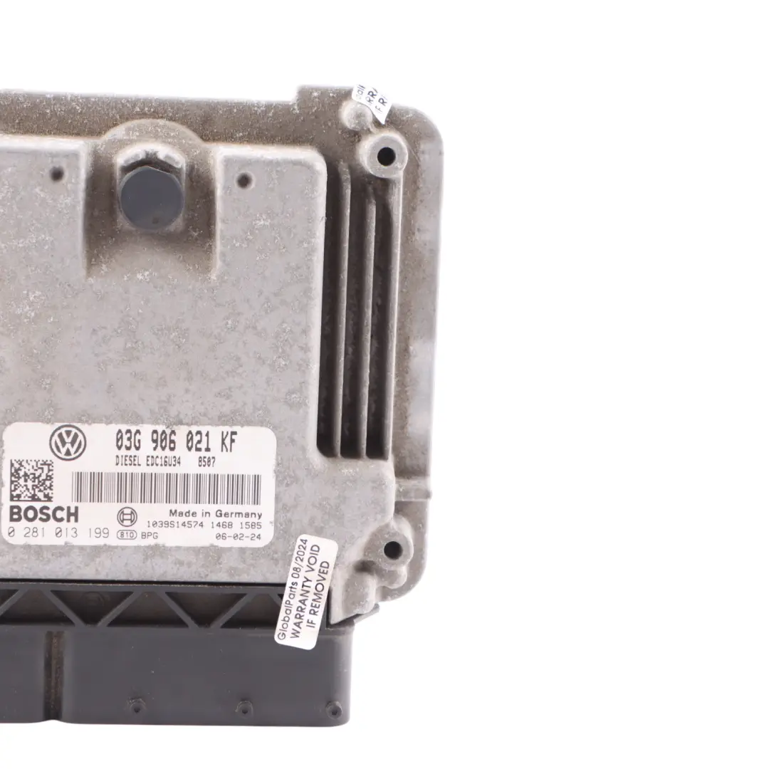 VW Touran 1T 2.0 TDI BKD 140HP Engine Module ECU Kit Manual - SKU 03G906021KF - Part number 03G906021KF