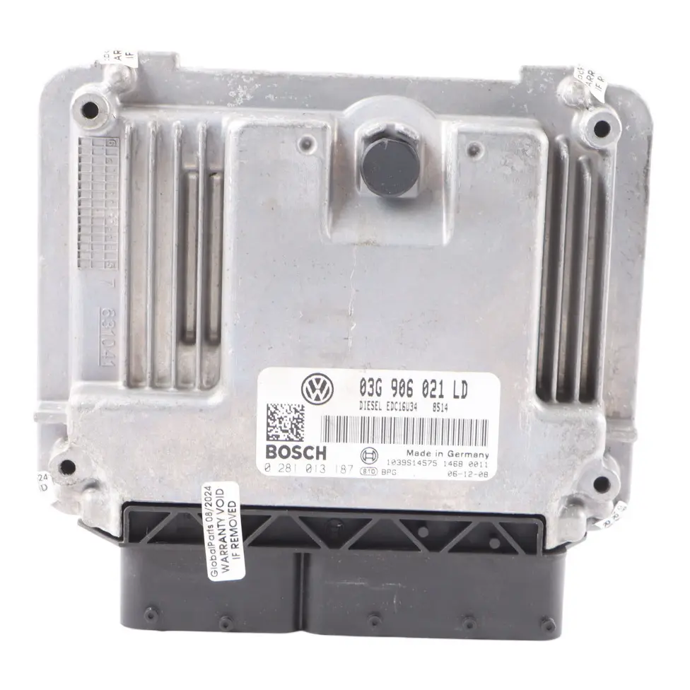 2.0TDI BKD 140HP Engine Control Unit ECU Automatic to Skoda Octavia II with Part number 03G906021LD Skoda Octavia II 2.0TDI BKD 140HP Engine Control Unit ECU Automatic - SKU 03G906021LD - Part number 03G906021LD
