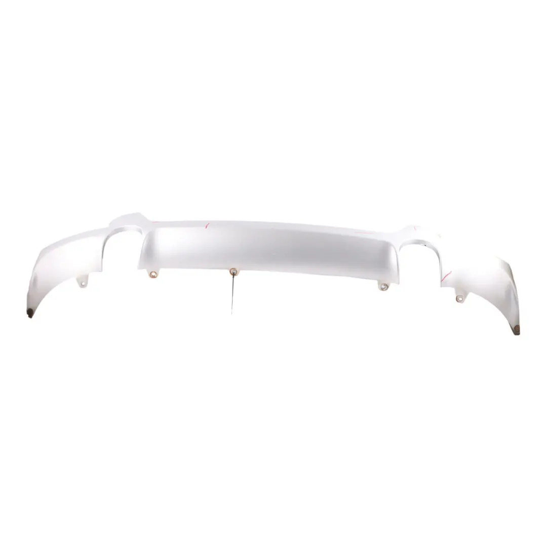 Rear Bumper Diffuser BMW E92 E93 335d 335i Aero Bottom Trim Panel Titan Silver - SKU 0414376-TS - Part number 0414376