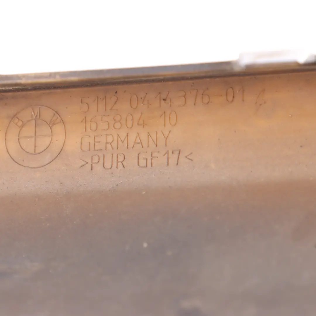 Bumper Diffuser BMW E92 E93 335d 335i Aero Bottom Trim Panel Titan Silver to Rear with Part number 0414376 Rear Bumper Diffuser BMW E92 E93 335d 335i Aero Bottom Trim Panel Titan Silver - SKU 0414376-TS - Part number 0414376