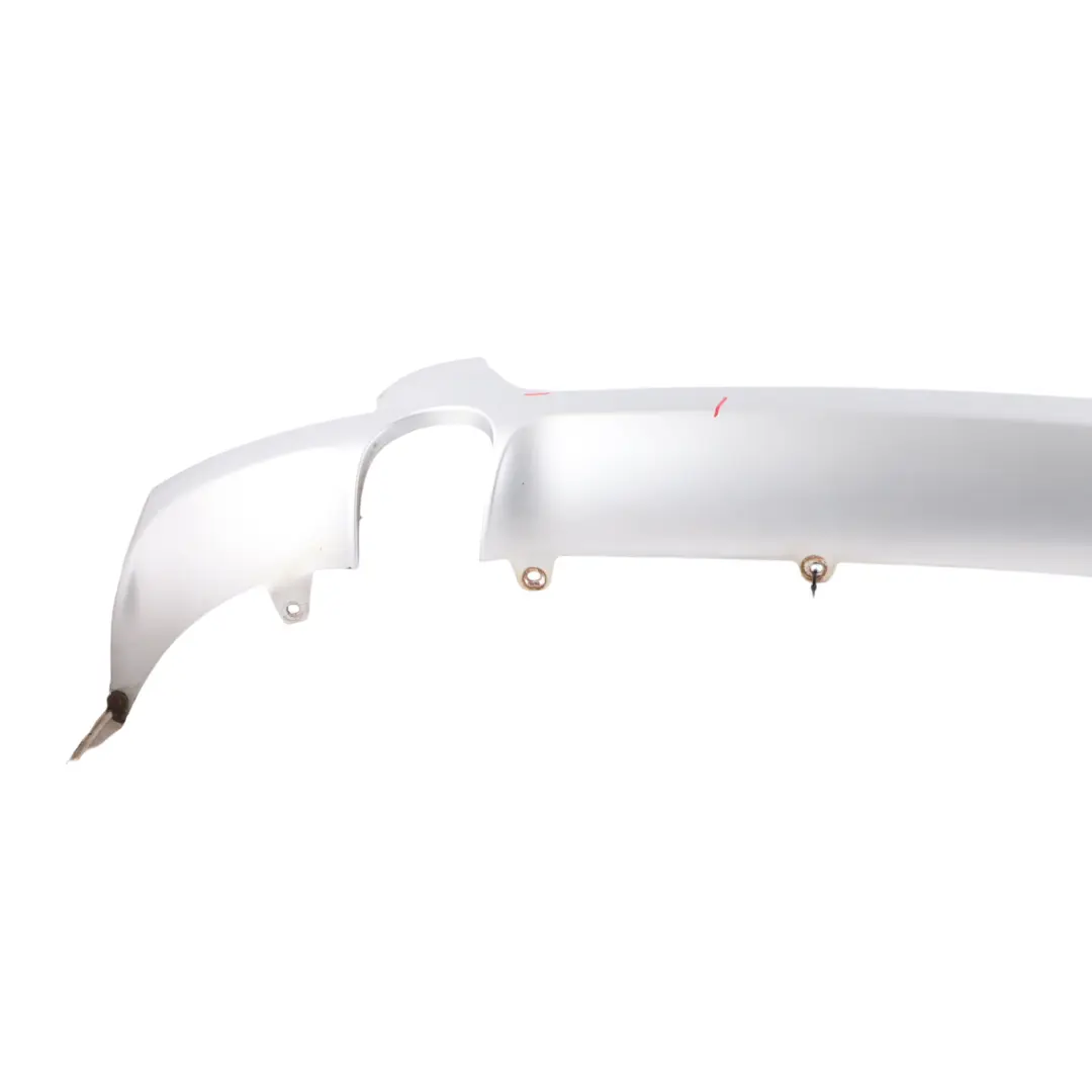 Bumper Diffuser BMW E92 E93 335d 335i Aero Bottom Trim Panel Titan Silver to Rear with Part number 0414376 Rear Bumper Diffuser BMW E92 E93 335d 335i Aero Bottom Trim Panel Titan Silver - SKU 0414376-TS - Part number 0414376