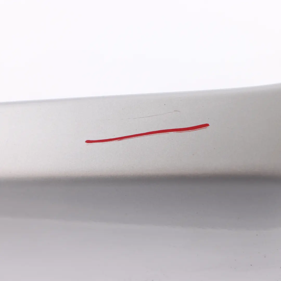Rear Bumper Diffuser BMW E92 E93 335d 335i Aero Bottom Trim Panel Titan Silver - SKU 0414376-TS - Part number 0414376