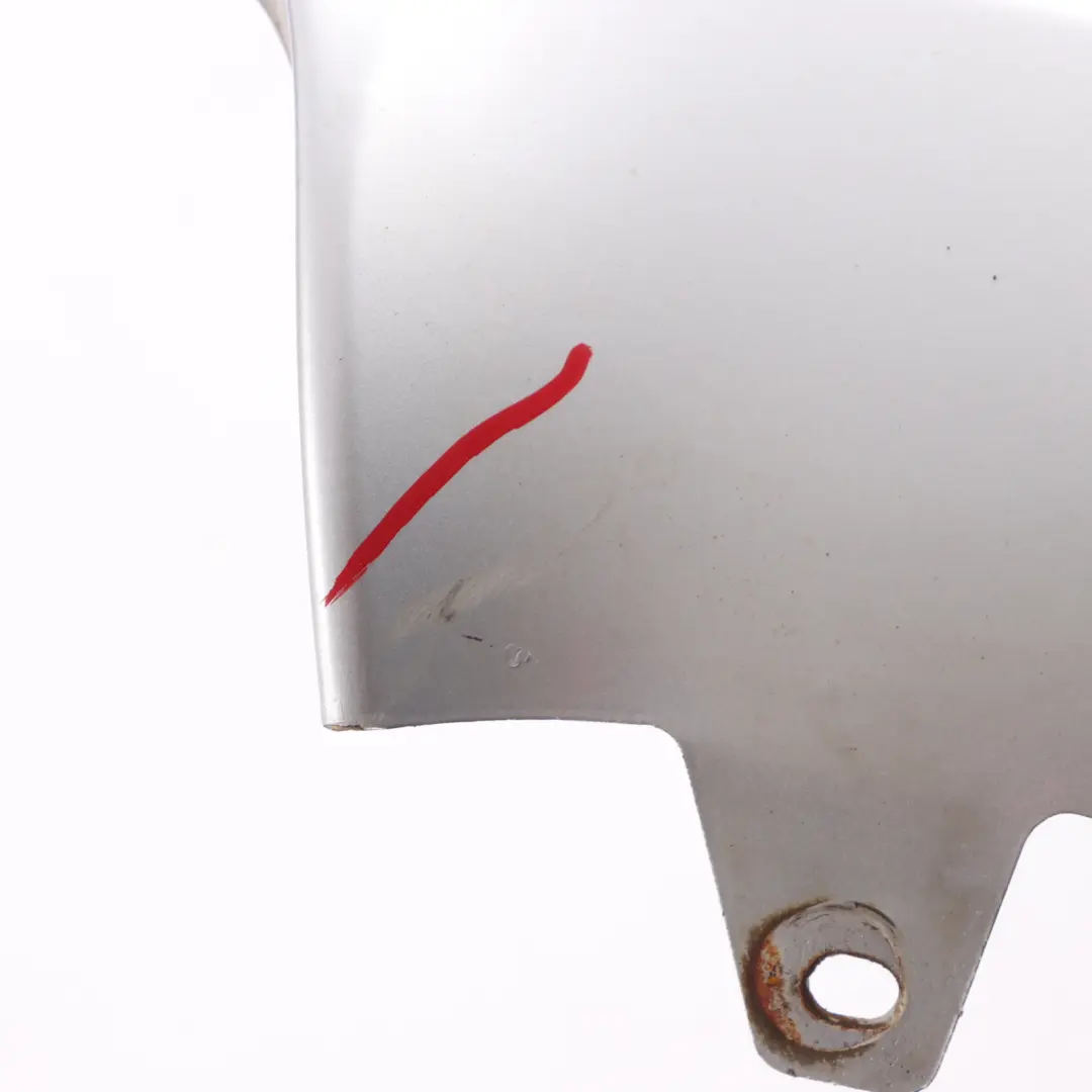 Rear Bumper Diffuser BMW E92 E93 335d 335i Aero Bottom Trim Panel Titan Silver - SKU 0414376-TS - Part number 0414376