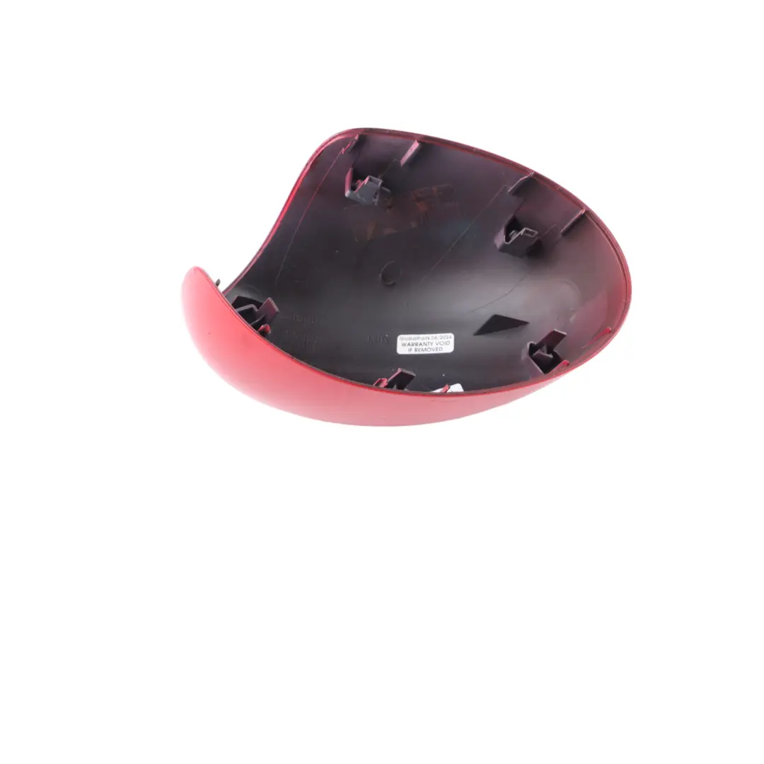 Wing Mirror Mini R55 R56 Power Fold Cap Casing Left N/S Chili Red 851 to Cover with Part number 0415375 Cover Wing Mirror Mini R55 R56 Power Fold Cap Casing Left N/S Chili Red 851 - SKU 0415375-CHRED - Part number 0415375