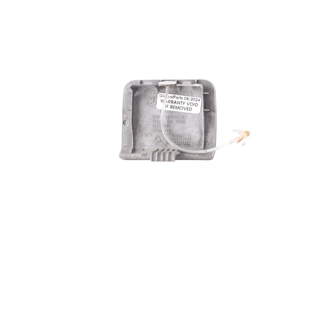 BMW X3 E83 LCI Occhio traino Paraurti posteriore Titansilber Argento Titanio - SKU 0420661-BS - Numero di parte 0420661