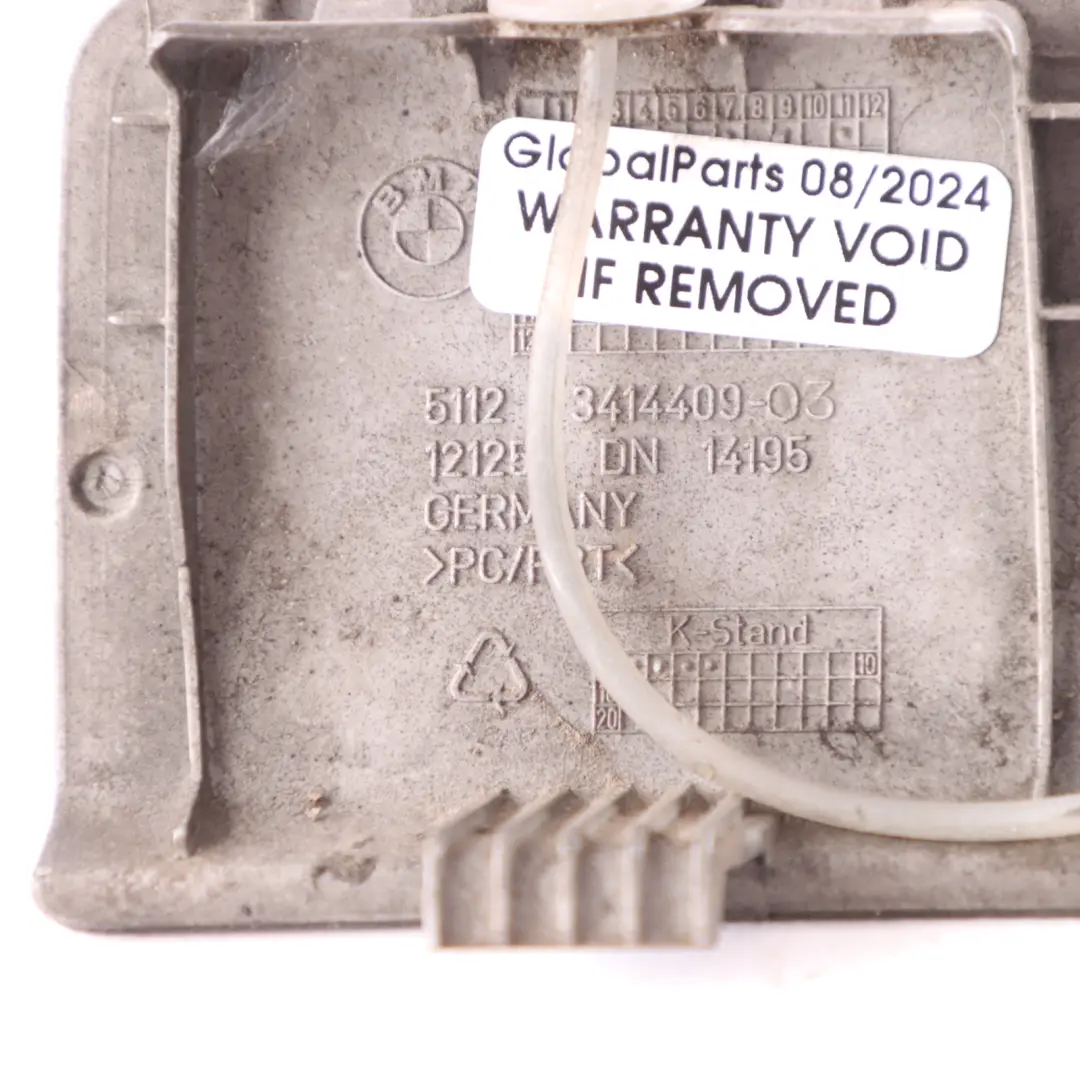 Ojo de Remolque Tapa Paragolpes Trasero Titansilber para BMW X3 E83 LCI con número de pieza 0420661 BMW X3 E83 LCI Ojo de Remolque Tapa Paragolpes Trasero Titansilber - SKU 0420661-BS - Número de pieza 0420661