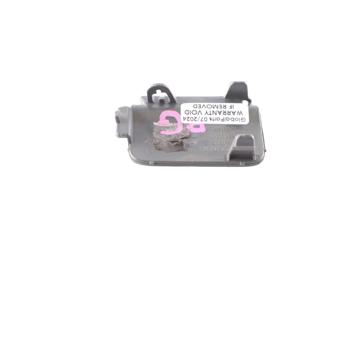 BMW 1 E60 LCI Rear Bumper Flap Towing Eye Platinum Grey Metallic - A68 7178175 - SKU 0422362-PG - Part number 0422362