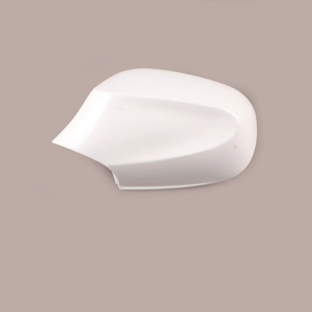 Wing Mirror Cover BMW E81 E82 E87 LCI Cap Casing Left N/S Alpinweiss White 300 to with Part number 0038345 Wing Mirror Cover BMW E81 E82 E87 LCI Cap Casing Left N/S Alpinweiss White 300 - SKU 0038345-AW2 - Part number 0038345