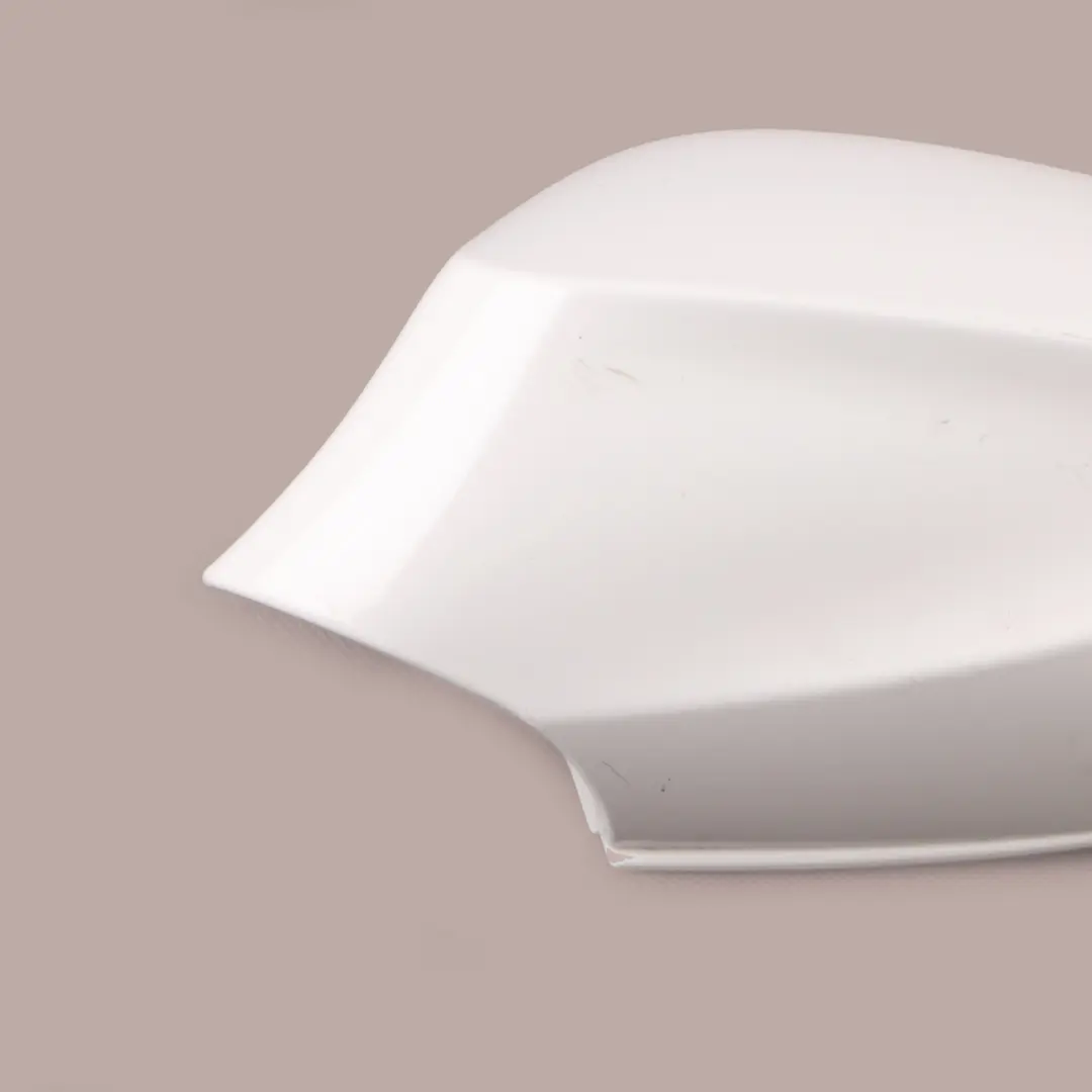 Wing Mirror Cover BMW E81 E82 E87 LCI Cap Casing Left N/S Alpinweiss White 300 to with Part number 0038345 Wing Mirror Cover BMW E81 E82 E87 LCI Cap Casing Left N/S Alpinweiss White 300 - SKU 0038345-AW2 - Part number 0038345