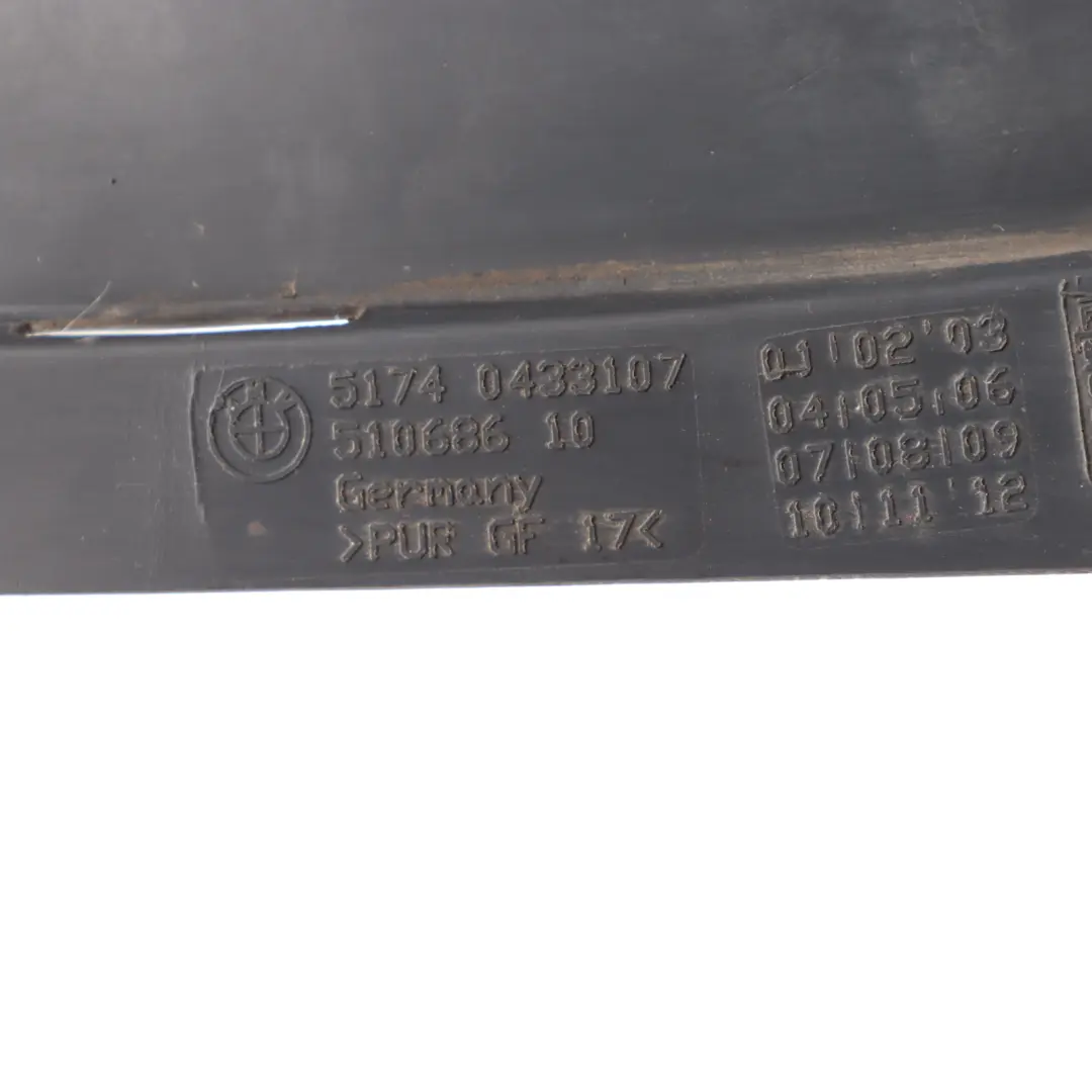 BMW E81 E82 Performence Front Left N/S End Air Duct MOEK Closed Trim - SKU 0433107 - Part number 0433107