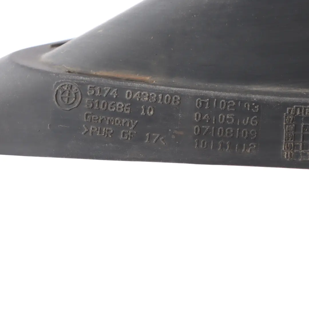 Duct MOEK Closed Trim Front Right O/S to BMW E81 E82 E87 E88 Air with Part number 0433108 BMW E81 E82 E87 E88 Air Duct MOEK Closed Trim Front Right O/S - SKU 0433108 - Part number 0433108