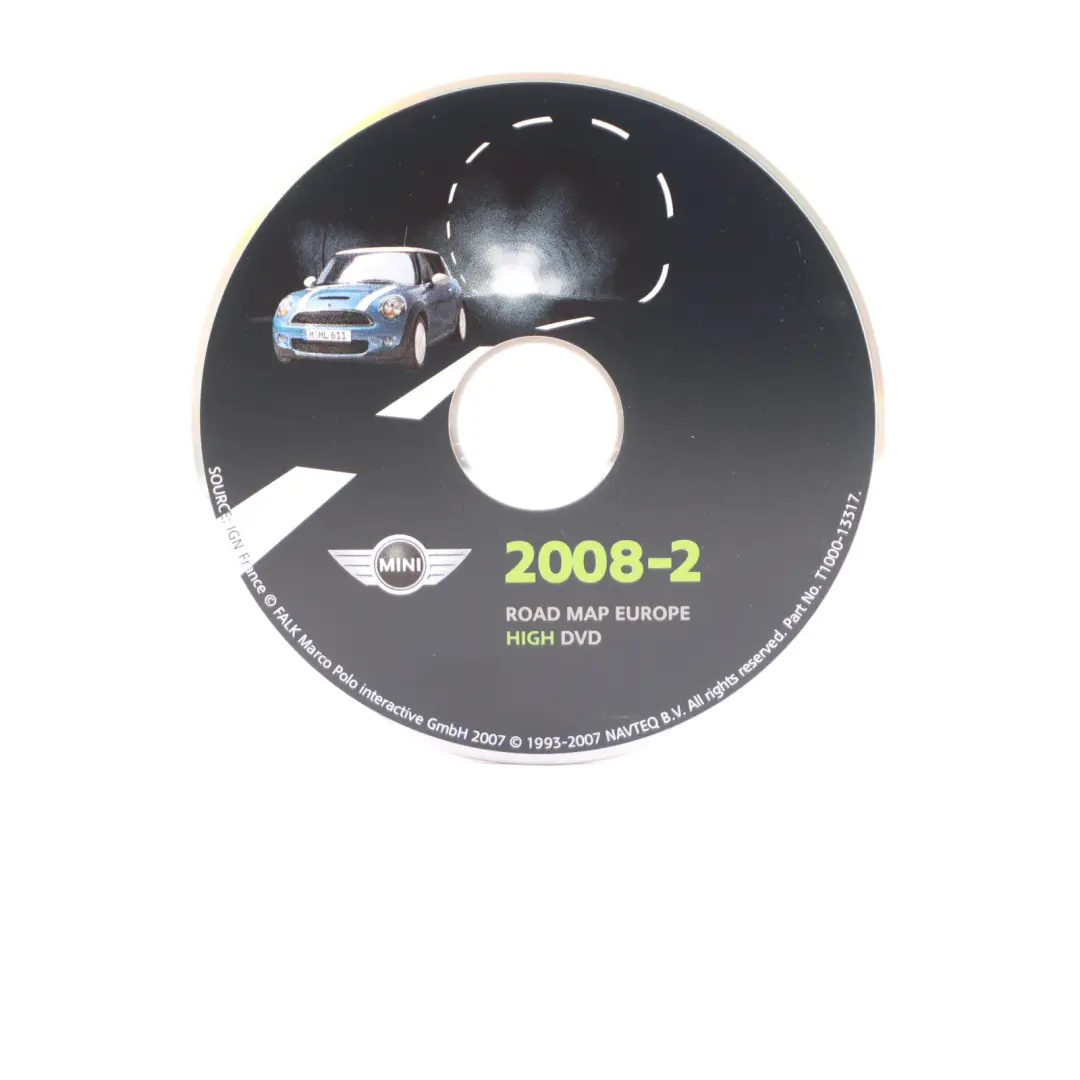 Update DVD Road Map Of Europe High 2008-2 to Mini R50 R52 R53 with Part number 0444933 Mini R50 R52 R53 Update DVD Road Map Of Europe High 2008-2 - SKU 0444933 - Part number 0444933
