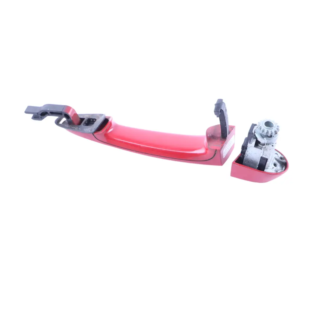  Door Handle BMW E90 E91 E92 Exterior Right O/S Karmesinrot Crimson Red A61 - SKU rhd-0445184-KAR - Part number 0445184