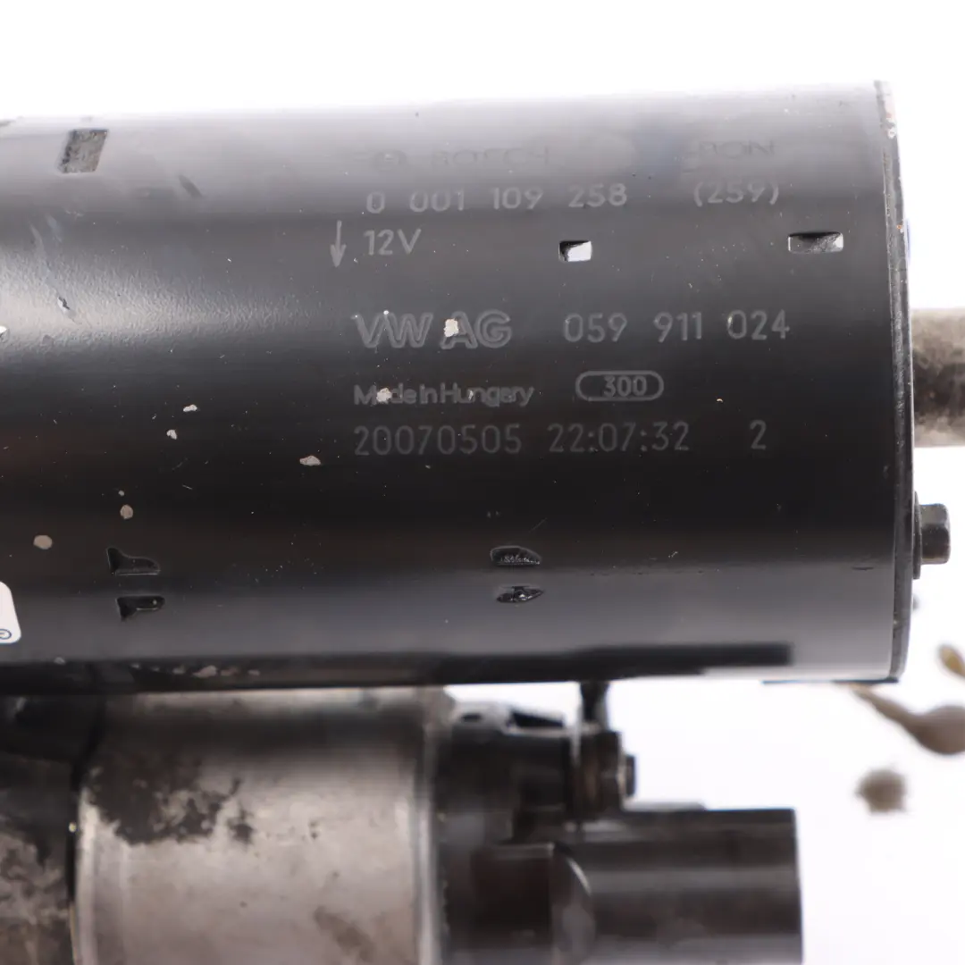 ASB 3.0 TDI V6 Motor De Arranque para Audi A6 C6 con número de pieza 059911024G Audi A6 C6 ASB 3.0 TDI V6 Motor De Arranque - SKU 059911024G - Número de pieza 059911024G