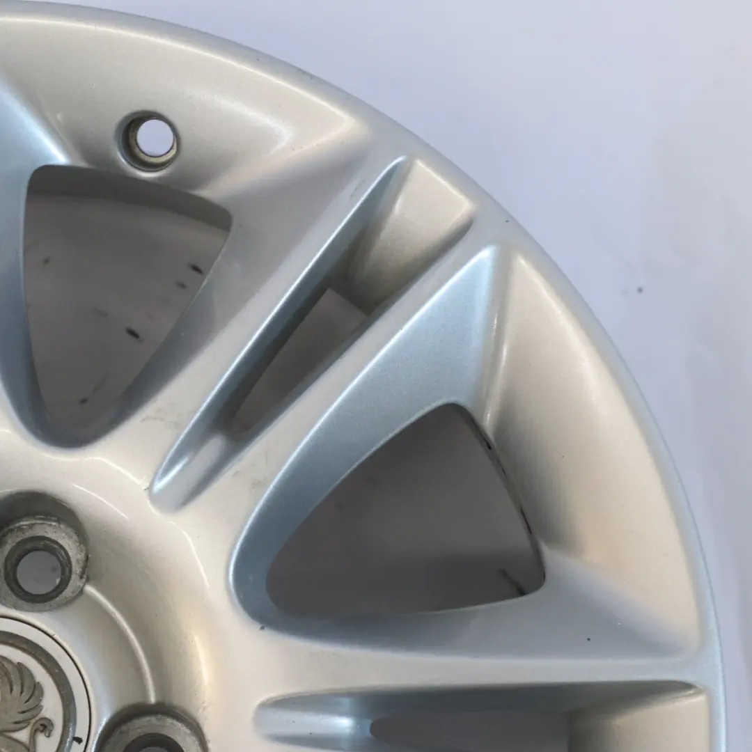 Opel Corsa D Silber Felge Leichtmetallfelge 0P033 16" 6J ET:40 K2 - SKU 0P033 K2-1 - Teilenummer 0P033 K2