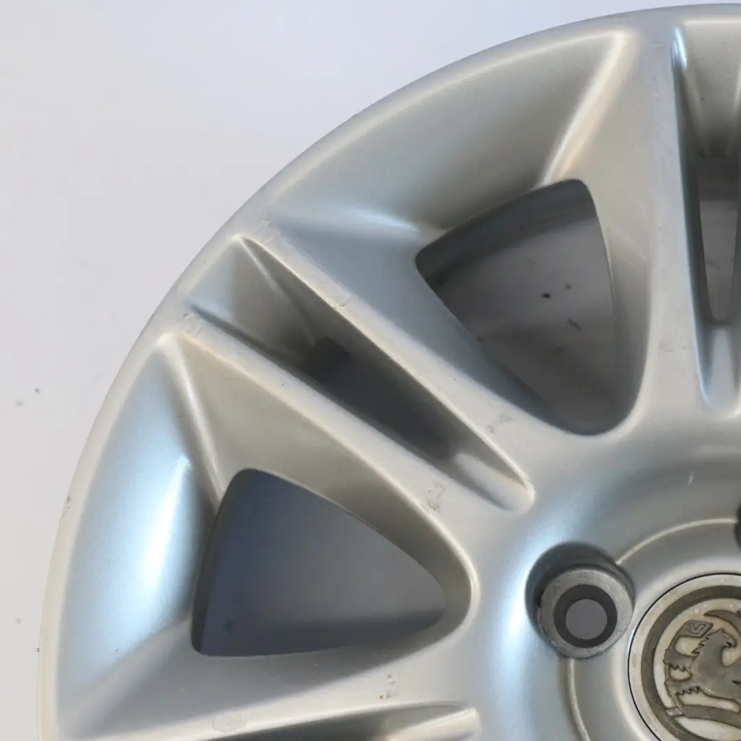 Opel Corsa D Silver Cerchio in lega leggera 16" 6J ET:40 0P033 K7 - SKU 0P033 K7-1 - Numero di parte 0P033 K7-1