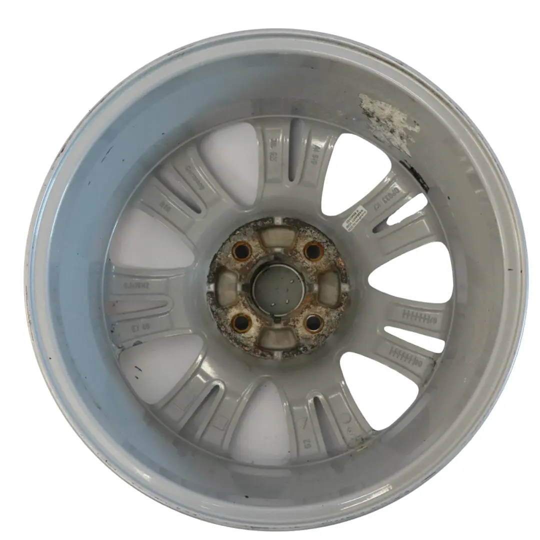 Opel Corsa D Silber Felge Leichtmetallfelge 16" 6J ET:40 0P033 K7 - SKU 0P033 K7-1 - Teilenummer 0P033 K7-1