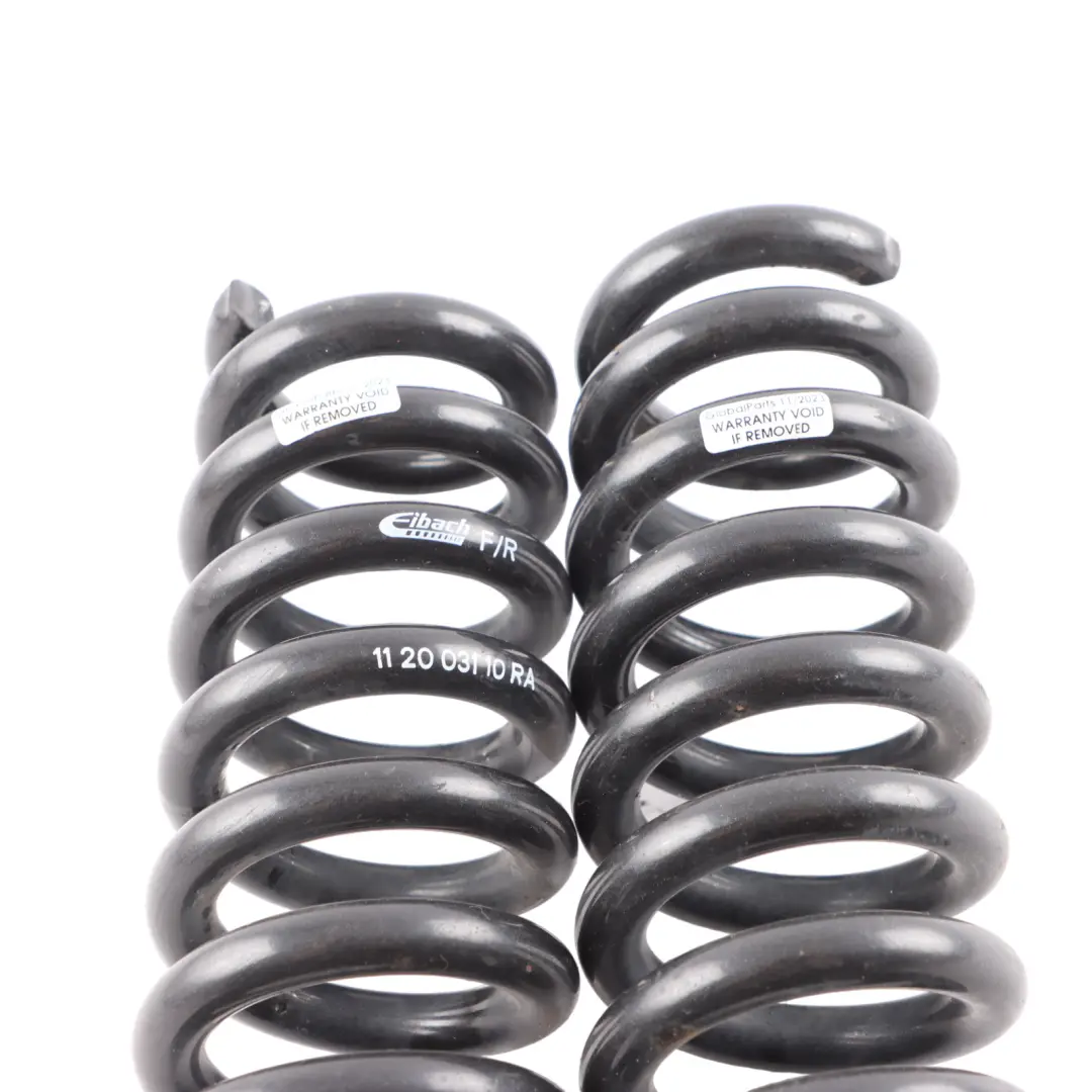 Eibach Rear Left Right N/O/S Coil Spring Set Kit FRA to BMW F83 M4 Sport with Part number 112003110 BMW F83 M4 Sport Eibach Rear Left Right N/O/S Coil Spring Set Kit FRA - SKU 112003110 - Part number 112003110