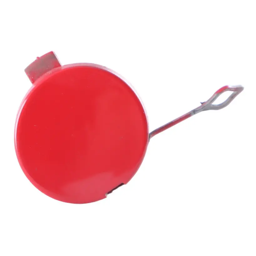 Bumper Towing Eye Hook Cover Flap Cover Chili Red 851 to Mini R50 R53 Rear with Part number 1177907 Mini R50 R53 Rear Bumper Towing Eye Hook Cover Flap Cover Chili Red 851 - SKU 1177907-CHRED - Part number 1177907