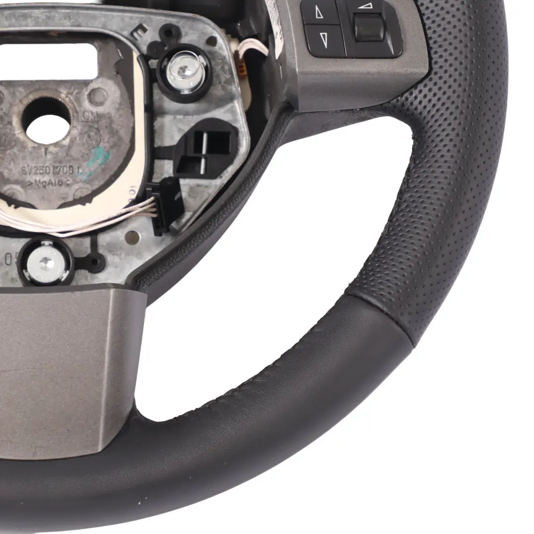 Leather Steering Wheel Multifunction to Vauxhall Astra H NEW Black with Part number 13138708 Vauxhall Astra H NEW Black Leather Steering Wheel Multifunction - SKU 13138708-1 - Part number 13138708