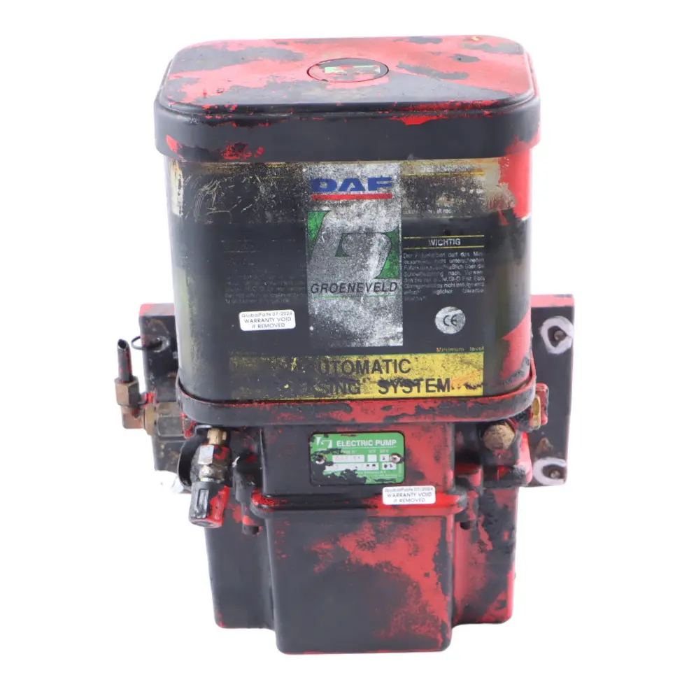85CF Oil Greasing Pump Grease Lubrication Automatic System Pump to DAF with Part number 1340801 DAF 85CF Oil Greasing Pump Grease Lubrication Automatic System Pump - SKU 1340801 - Part number 1340801