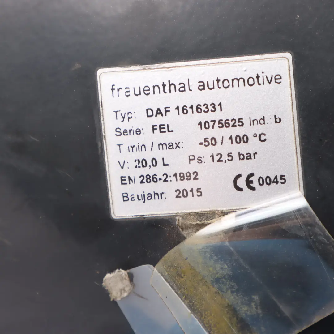 85CF Air Reservoir Tank Pneumatic Suspension System Tank Pump to DAF with Part number 1616331 DAF 85CF Air Reservoir Tank Pneumatic Suspension System Tank Pump - SKU 1616331 - Part number 1616331