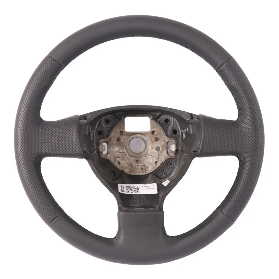 VW Volkswagen Golf 5 Kierownica NOWA Czarna Skóra - SKU 1K0419091AG-1 - Numer Części 1K0419091AG