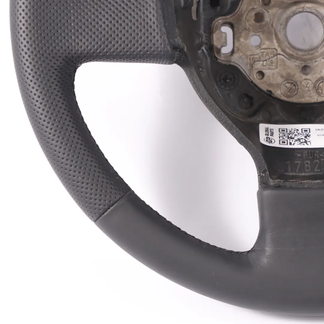 NEU Schwarz Leder Lenkrad für VW Volkswagen Golf 5 mit Teilenummer 1K0419091AG VW Volkswagen Golf 5 NEU Schwarz Leder Lenkrad - SKU 1K0419091AG-1 - Teilenummer 1K0419091AG