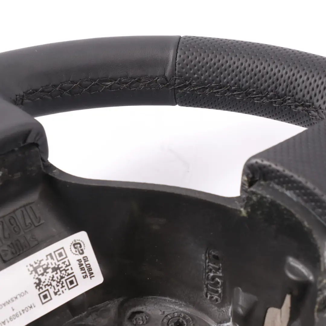 VW Volkswagen Golf 5 NEW Black Leather Steering Wheel - SKU 1K0419091AG-1 - Part number 1K0419091AG