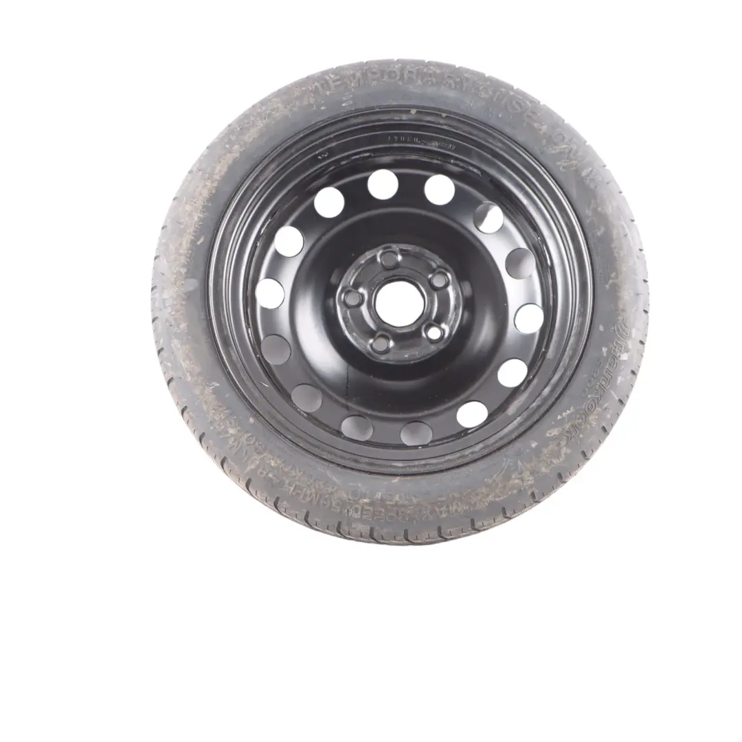 Ersatzrad Space Saver Rad Stahl R16 3,5J 125/70 für Audi A3 8P mit Teilenummer 1K0601027AL Audi A3 8P Ersatzrad Space Saver Rad Stahl R16 3,5J 125/70 - SKU 1K0601027AL - Teilenummer 1K0601027AL